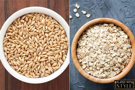 flaked barley vs oats.